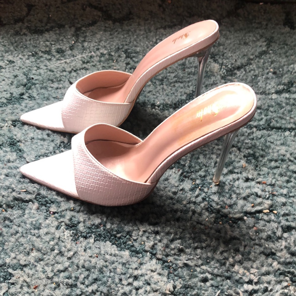 Chic White Stiletto Heels